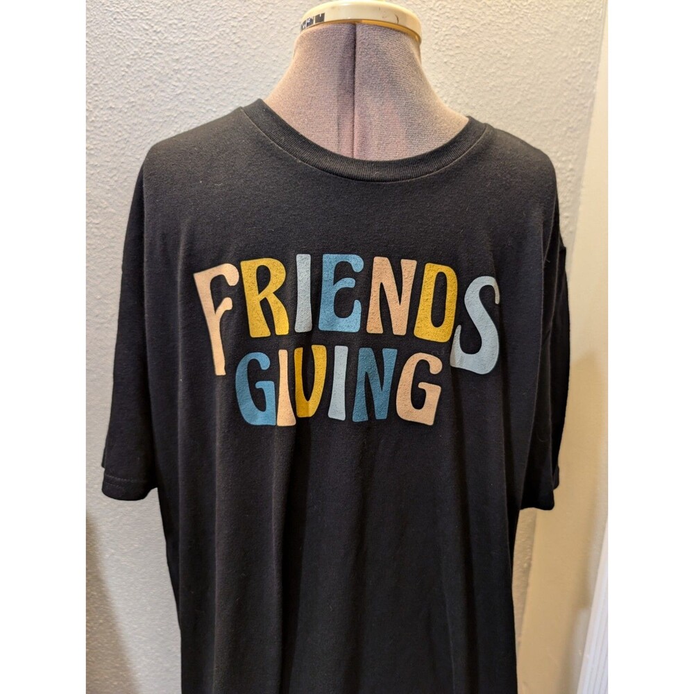 Tipsy Elves Friendsgiving Thanksgiving Mens Graphic Tee Size XXL